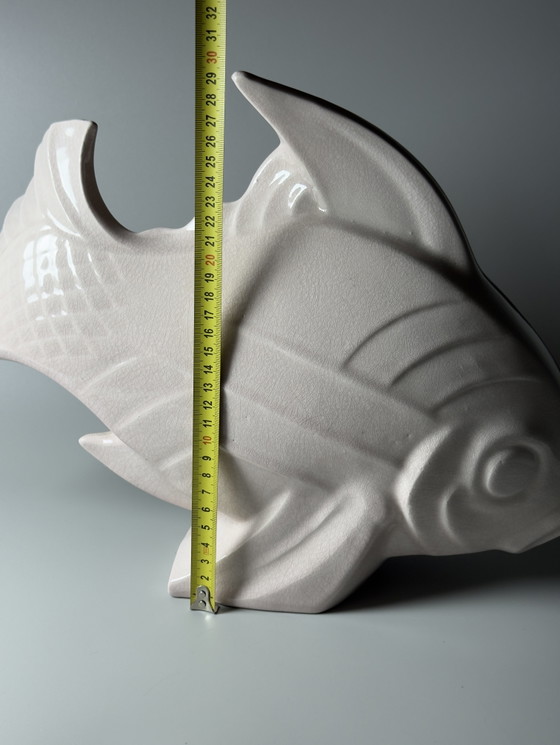 Image 1 of Lejan Art Deco Ceramic Fish Sculpture
France, circa 1930s