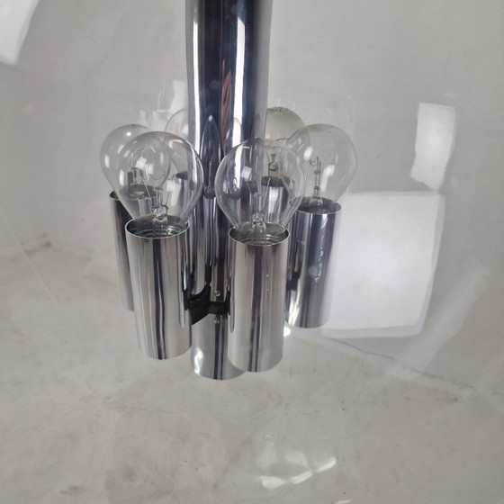 Image 1 of Extra grote Glashútte Limburg hanglamp met verlengstangen