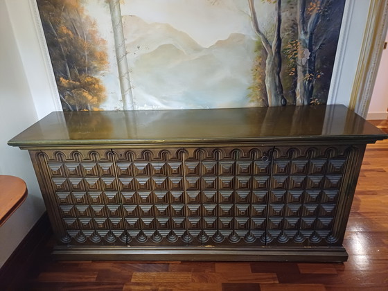 Image 1 of Spaanse brutalistische dressoir uit de jaren 60