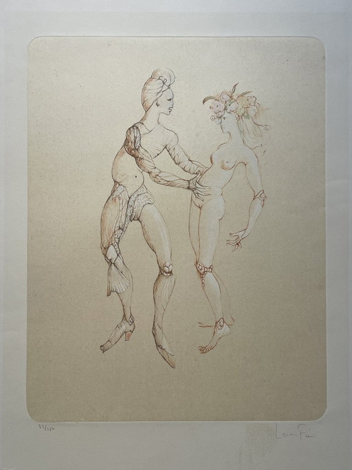 Leonor Fini - Paar - 1970 – lithos zeefdrukken, Paper (photo 2 of 7)