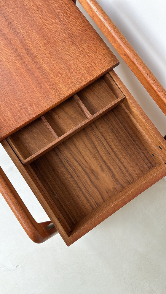 Image 1 of Vintage Danish wooden trolley / serving trolley from Sika Møbler