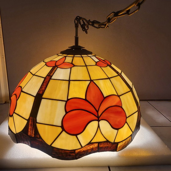 Image 1 of Grande lampadario Tiffany Art Déco