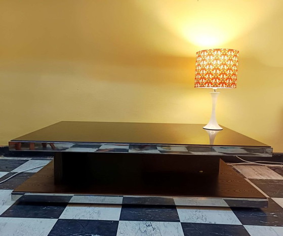 Designer Couchtisch Glas und Chrommetall – Couchtische (photo 9 of 13)