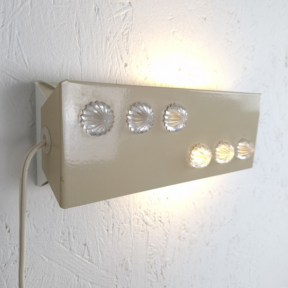 Image 1 of Lampada da parete vintage da letto color crema Herda anni '70