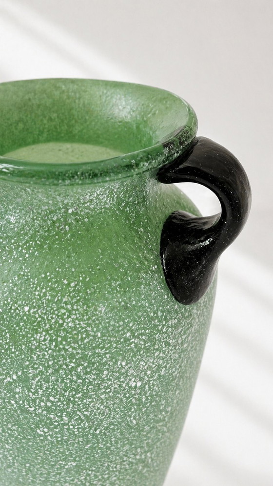 Image 1 of Murano Smooth Amphora Vase 1950s-60s