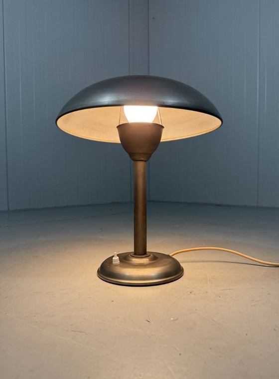 Image 1 of Lámpara de escritorio cromada, lámpara de mesa, 1930