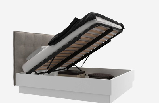 Image 1 of Boconcept - Lugano Bed With Storage and Folding Frame and Slatted Base, Excluding Mattress