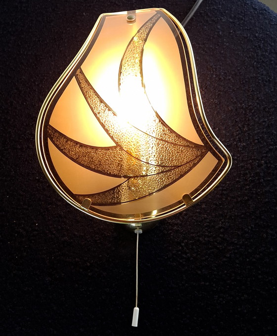 Image 1 of Vintage wandlamp Hollywood regency jaren 70