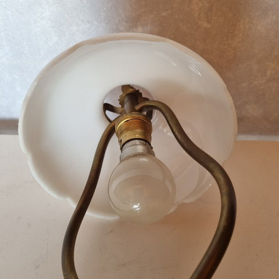 Image 1 of Lampe de bureau en régule 'Gentil Homme' Art Déco