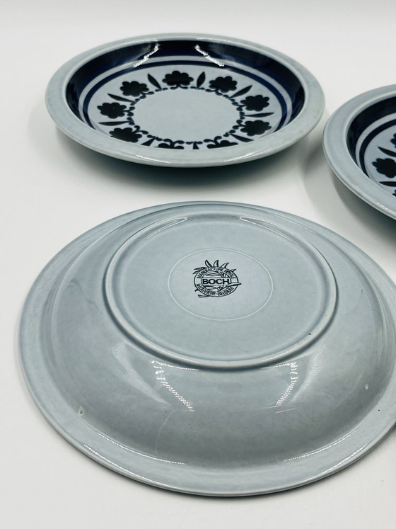 Image 1 of Juego de 4 platos antiguos Boch Baltic