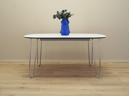 Weißer Tisch, Italienisches Design, 1990er Jahre, Produktion: Italien