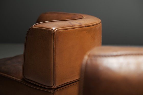 Image 1 of Perfect Patinated DS-15 Modular Sofa by Team De Sede for De Sede Swiss