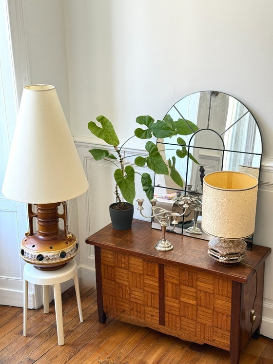 Image 1 of Fat Lava ceramic lamp - Mid century 1970