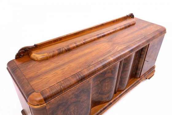 Image 1 of Large Art Deco chest of drawers from the 1950s, Poland.