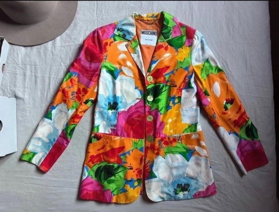 Moschino Couture Vintage 100% Silk Blazer Made in Italy IT42 EU38 – Overige tassen (photo 4 of 34)