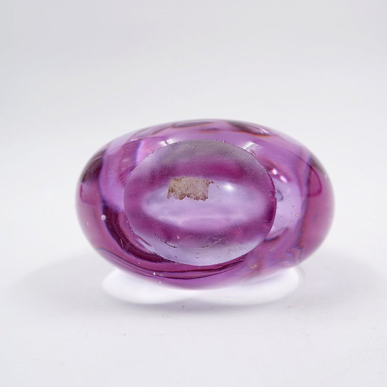 Image 1 of Bottiglia di profumo "Sommerso" in vetro soffiato viola