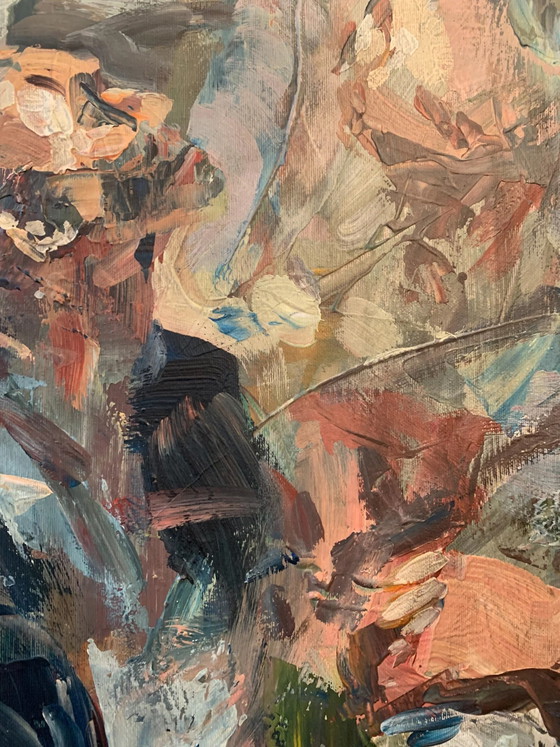 Dipinto a olio su tela 'Human Material' di Massimo Paterna, anni '90, Dipinti e disegni, Figuratief (foto 7 di 8)