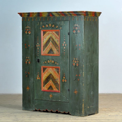 Armario nupcial de pino, fechado en 1815. – kasten, Iron, Wood