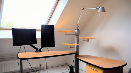 designerbureau en kast | designer desk and cabinet