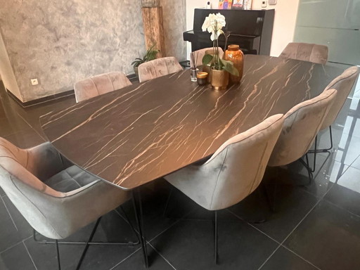 Luxe keramische eettafel
