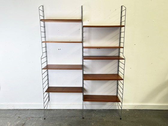 Image 1 of Sistema di scaffalature in stile Mid-Century degli anni '60 di Brianco