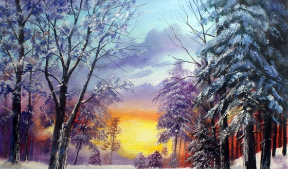 Image 1 of Gulczas Kunst „Sonne des letzten Winters“