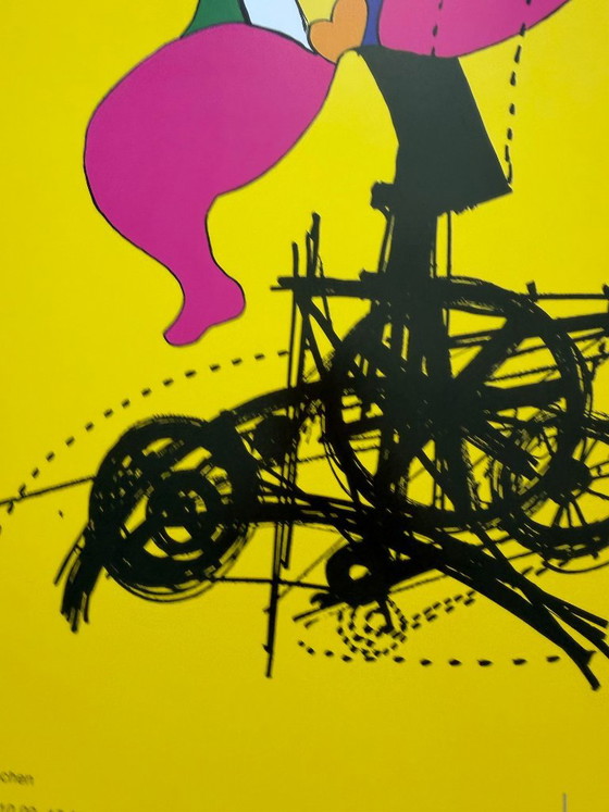 Niki de Saint Phalle (1930–2002), Cartel de exposición con Jean Tinguely, 2005, Impreso en Alemania – Pósters (photo 7 of 11)