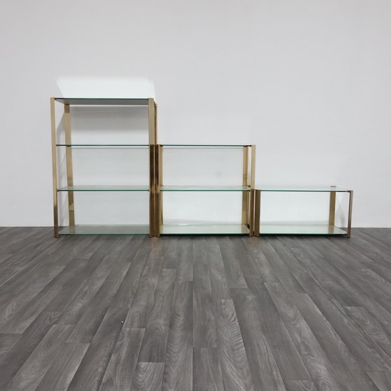 Image 1 of Gallotti & Radice Tris Di Vetrinette Mensole Hollywood Regency Design 1970’s