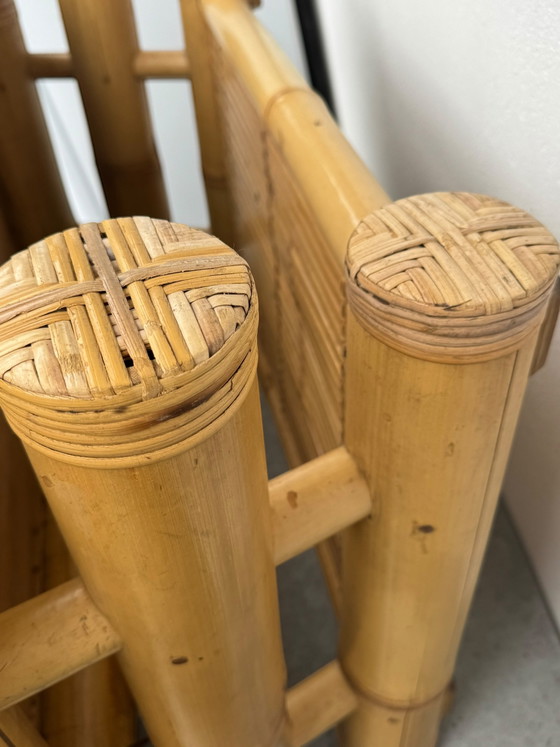 Vintage Bamboe Salontafel – Rattan, Bamboo (photo 9 of 11)