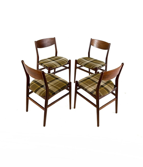 Image 1 of 4x vintage Danish dining chair '60