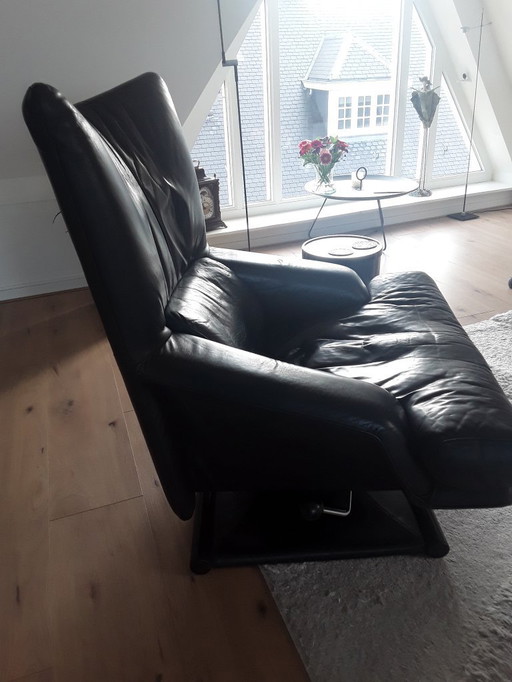 1 Rolf Benz draai stoel 9500