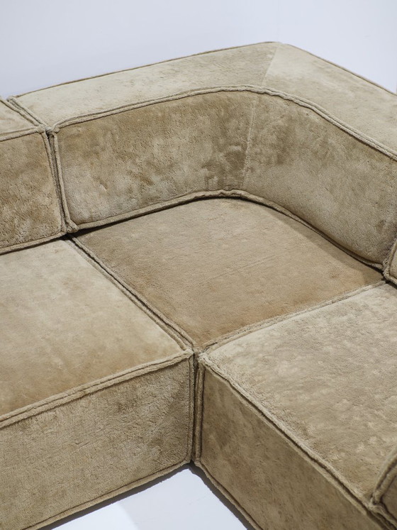 XXL Cor Trio Modulaire Sofa Landscape Bank Beige Geel 1973 – Modulaire banken, Textile (photo 14 of 21)