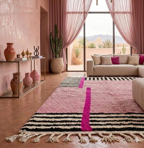 Tapis berbère marocain au charme naturel 270cmx200cm – Cotton (photo 3 of 5)