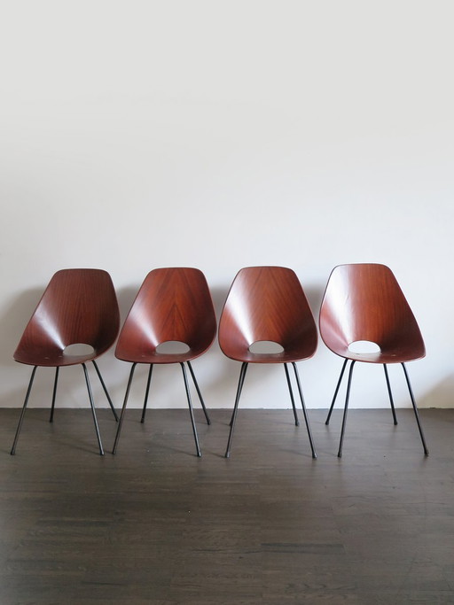 Chaises Medea de Vittorio Nobili pour Tagliabue Brothers, Italie, lot de 4