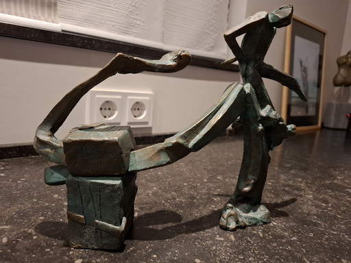 Sculpture en bronze de Bjorn Kromann-Andersen