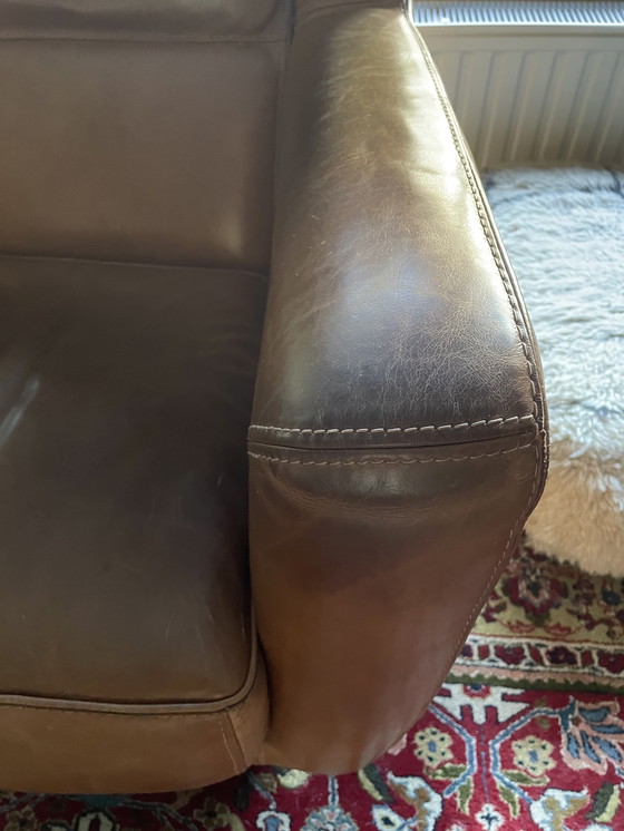 Image 1 of Baxter Fauteuil Leder Cognac