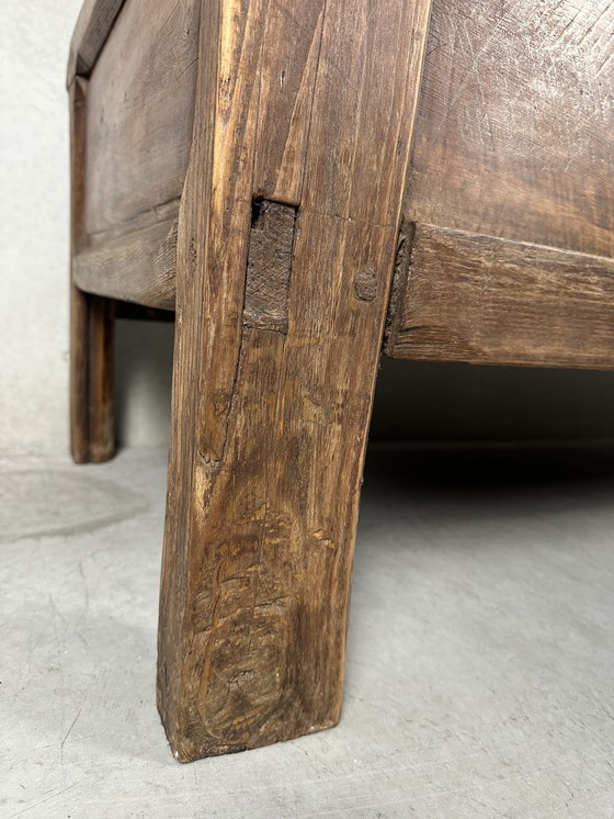 Image 1 of Antica panca spagnola - XIX secolo