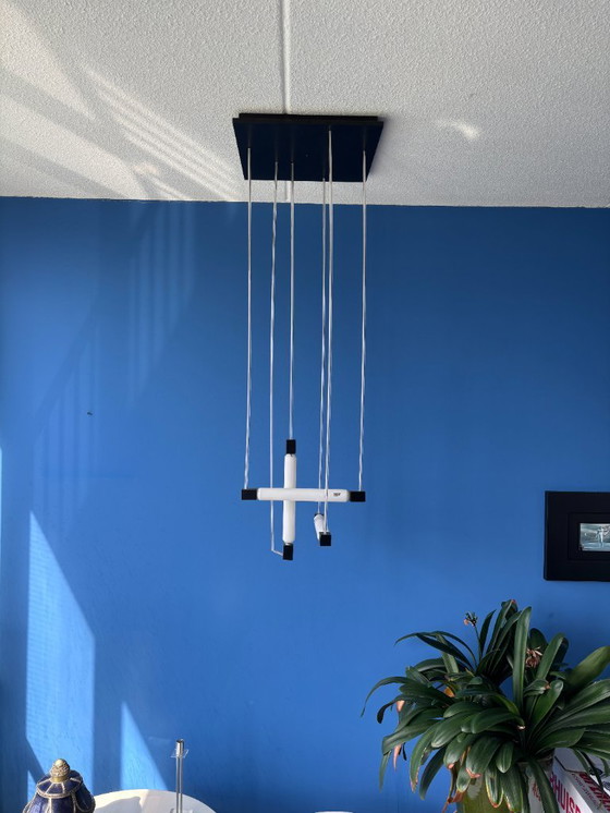 Image 1 of 3 tube "Hartog" pendant lamp, Rietveld