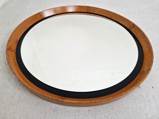 Vintage Luxus Teak-Spiegel, 1960er Jahre
