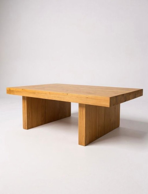 Table basse japonisante en chêne massif