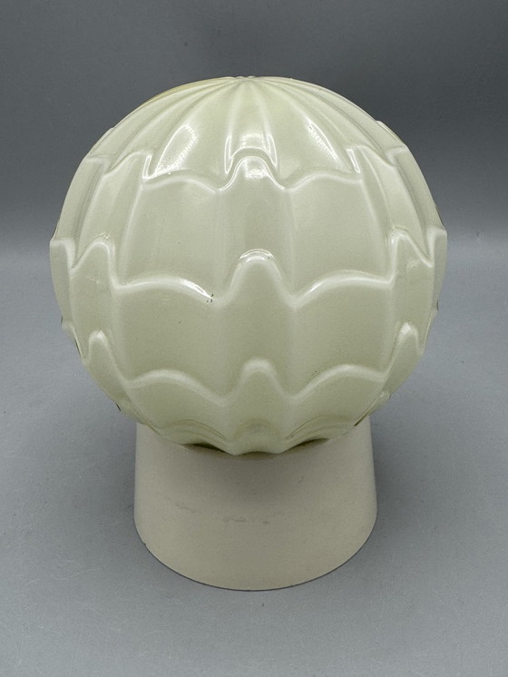 Image 1 of Thabur lamp met sculpturale glazen kap