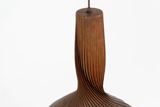 Image 1 of Large pine pendant light by Hans-Agne Jakobsson for Ellysett Markaryd (Sweden,1960s).