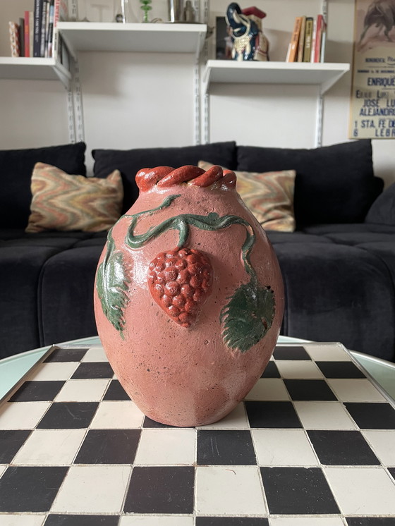 Image 1 of Jarrón de terracota hecho a mano