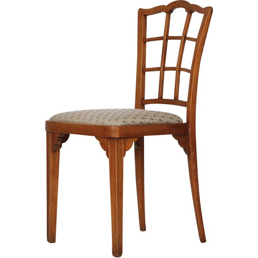Vintage Art Nouveau chair A 562 by Otto Prutscher for Thonet, 1910s
