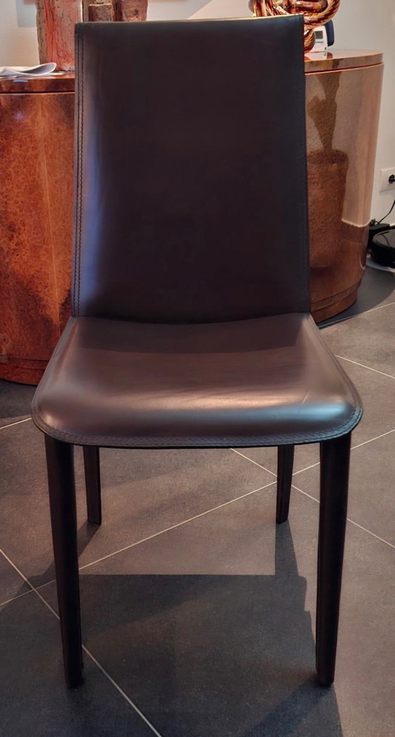 Sedie di design in pelle italiana Fasem – Sedie da pranzo, Leather (photo 4 of 5)