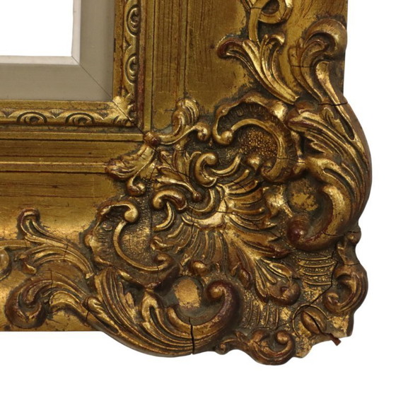 Image 1 of Grote Gouden Barok Stijl Lijst 121x71cm