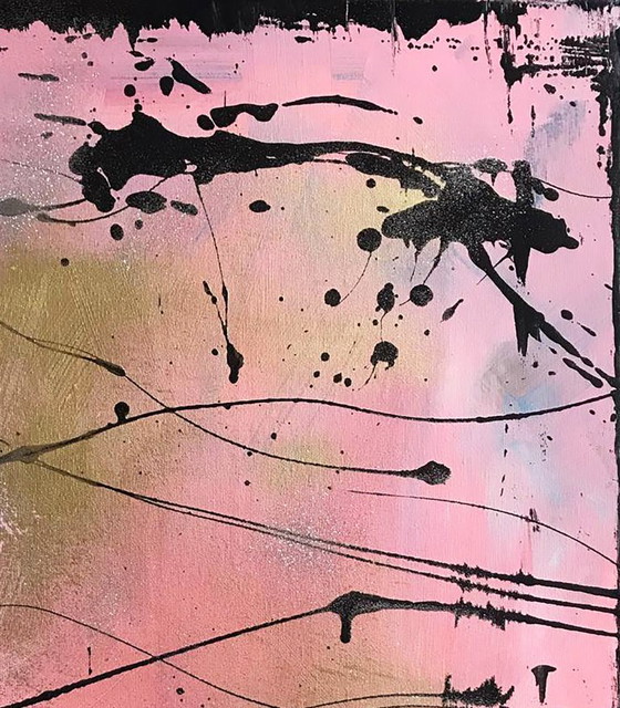 Original Acrylic Painting Abstract Expressionism Tenderness – Paintings & Drawings, Canvas (photo 5 of 7)