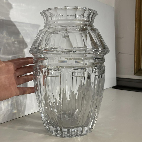 Vase Art Déco en cristal taillé par Joseph Simon pour Val Saint Lambert, années 1920 – Crystal, Art Deco (photo 3 of 13)