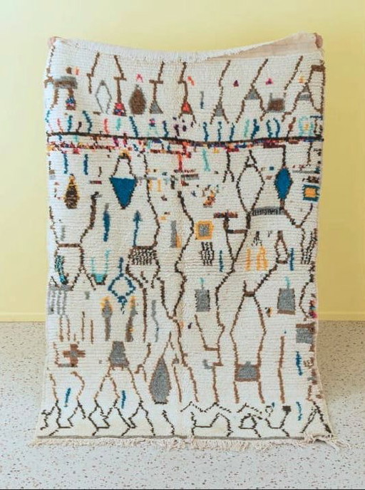 Vintage Azilal, Berber Rug, 140 X 220