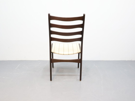 Image 1 of Deense vintage eetkamerstoelen eikenhout natureltint 